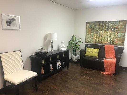 Warm waiting area
 new office as of 04/01/2017