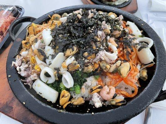 Seafood Dolpan Bibimbop