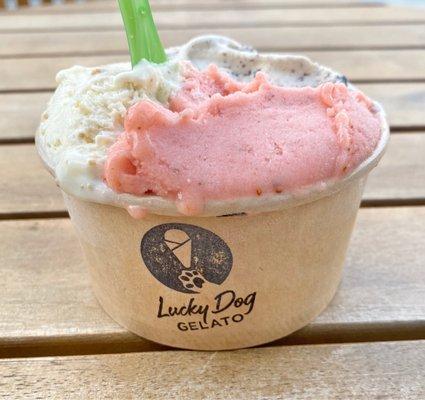 Strawberry Guava, Key Lime & Kona Coffee Gelato