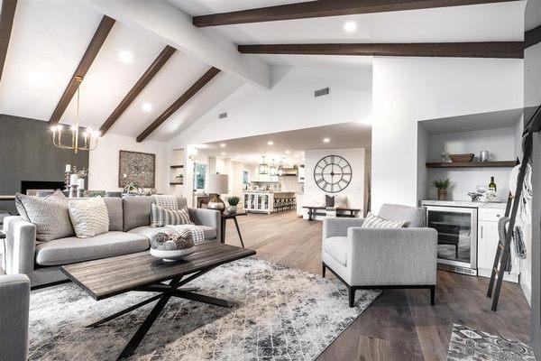 Living Room in Fallbrook - Vacant Home Staging