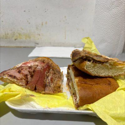 Does this looks like a torta cubana? Shame on you Danny's Taco Truck