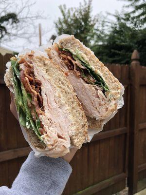 smoked turkey club