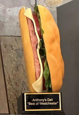 Best of Westchester Award (looks almost good enough to eat)