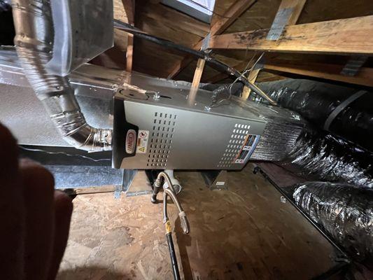 Lennox Furnace attic install