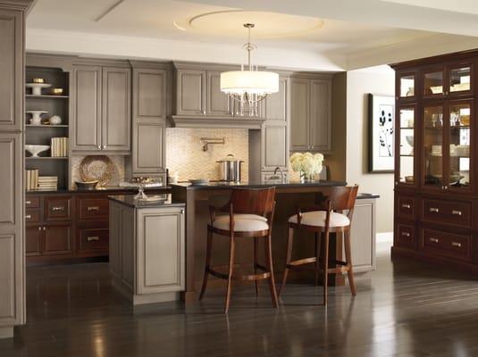 Omega Cabinetry at Gerhards - The Kitchen & Bath Store, Brookfield, Wisconsin.