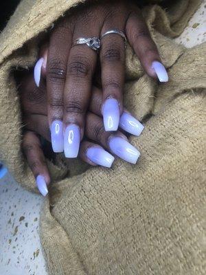 Full set ombre  gel nails