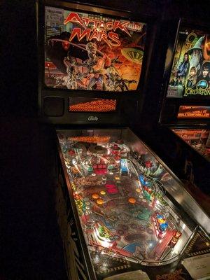 Attack from Mars is one of their pinball games. They have two