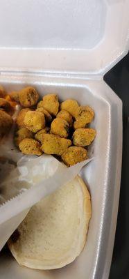 Fried okra