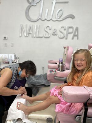 Kids pedicure