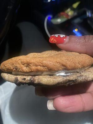 Double Doozies are known for the cream in between two cookies I was so disappointed .