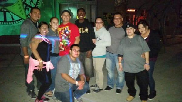 HAUNTED HOLLYWOOD SPORTS THANK U IT WAS A GREAT TIME WE ALL HAD A BLAST....