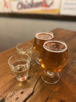 $1 Champagne Shot & $3 Golden Ale