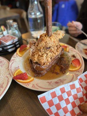 Fried chicken French toast