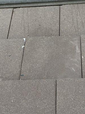 Replaced tiles