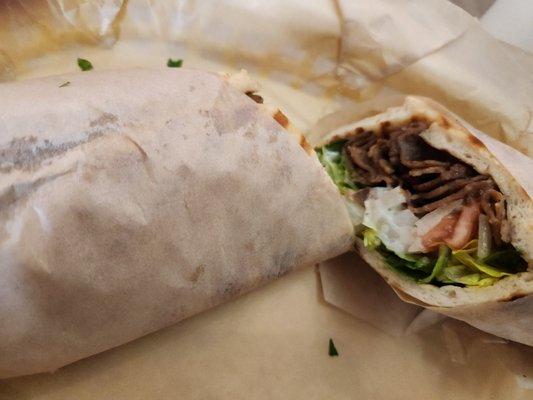 Lamb and beef gyro