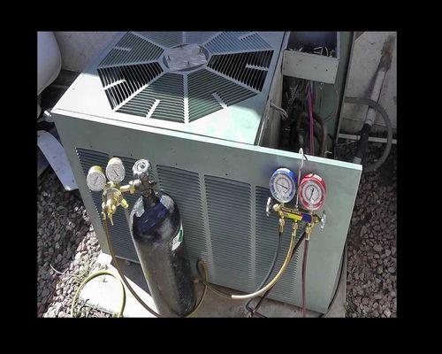 HVAC repair service.