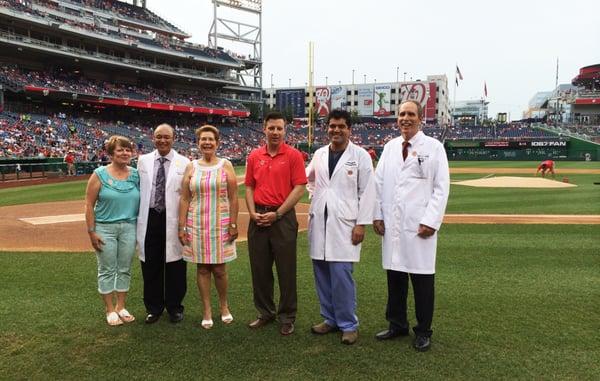 Dr. Bajoghli recognized during Nats game