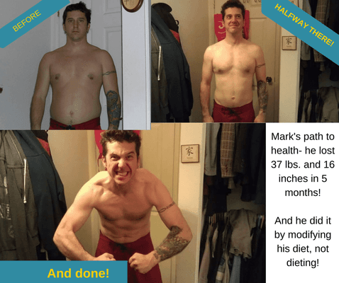 Mark lost 37 lbs!