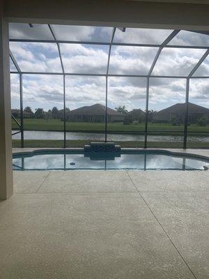 Our brand new Crystal Pool!!