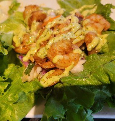 Karen K's shrimp lettuce wraps!