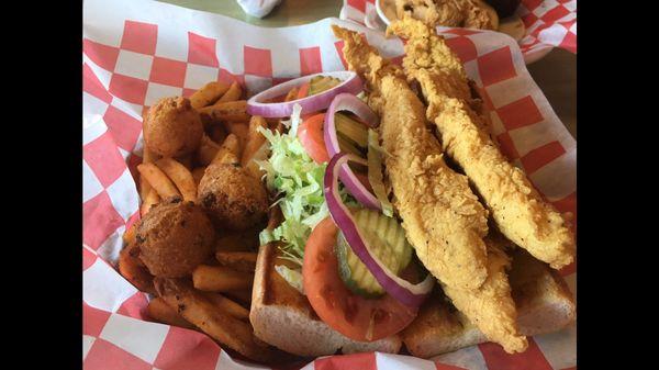 Catfish Po Boy Basket