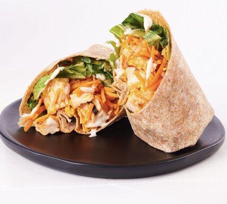 Buffalo Chicken Wrap on Whole Wheat Tortilla