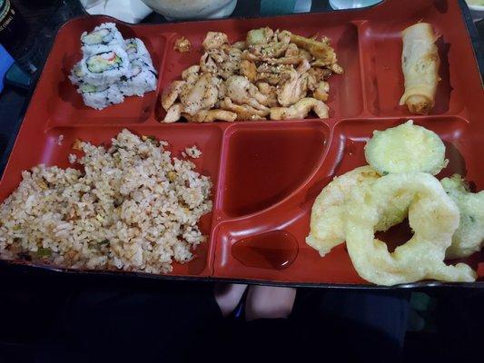 Chicken teriyaki (dinner) bento box