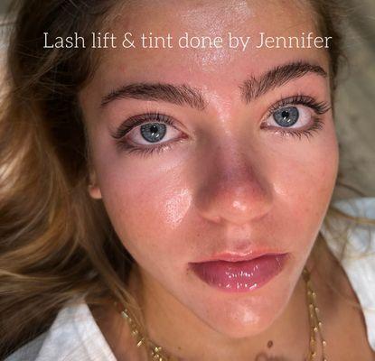 Lash lift & tint