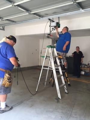 Dave and his crew came back to fix my garage