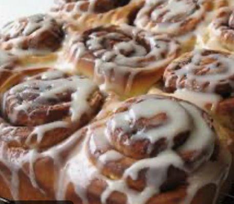 Fresh cinnamon rolls