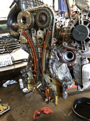 Timing chains on a 2011 Nissan Altima 2.5L