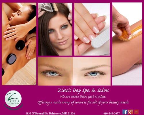 Specializing in Nails, Massage, Hair, Skin Care & More!