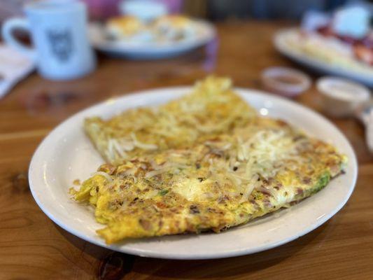 California Omelet with Hash Brown