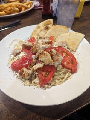 Elias style spaghetti with 5 oz. Chicken