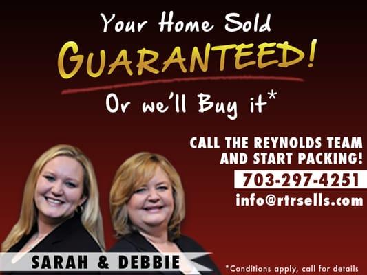 Your Home SOLD GUARANTEED or We'll Buy It For Cash! *Don't Get Stuck Owning TWO Homes! *Certain conditions do apply call us 703.297.4251