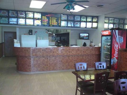 Counter and Dining Area