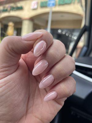 Natural gel x nails Dec 26, 2023