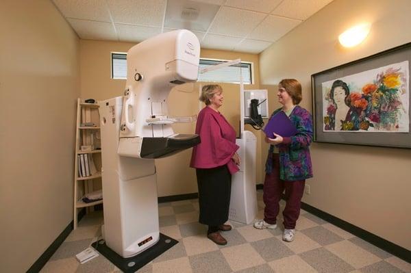 We have an entire Women Diagnostic Imaging Center for mammograms, ultrasounds and biopsy.