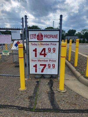 Propane price