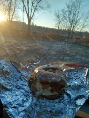 Bacon Egg & Cheese on a Bagel..