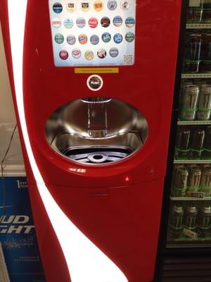 Coca cola Freestyle Machine here !