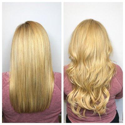 Hot head extensions for length