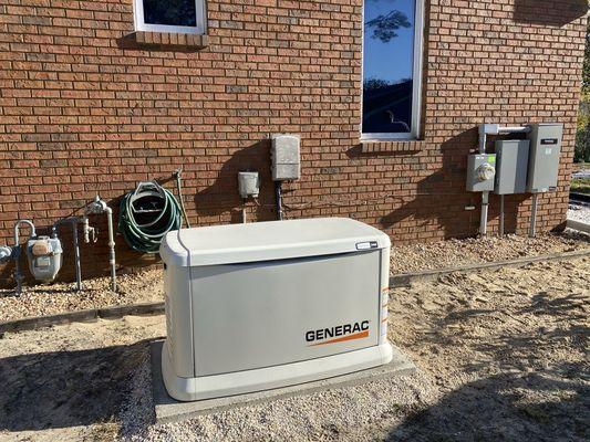 Generac Guardian 22kw Whole Home generator installation.