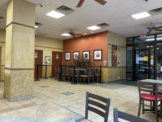 Subway Restaurant Interior