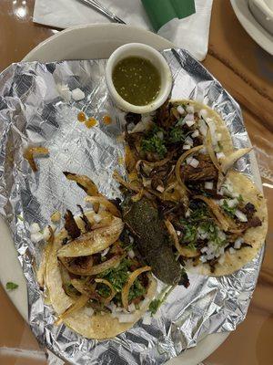 Tacos auténticos de al pastor