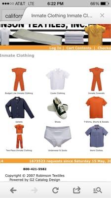 Criminal clothing