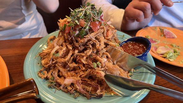 Fried Red Chile Onion Rings