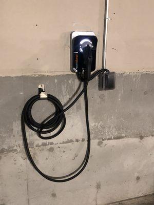 ChargePoint Ev Charging station installation.