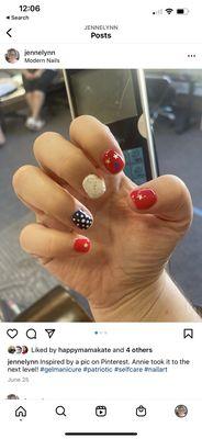 Patriotic nails