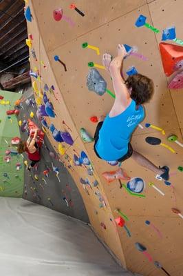 Bouldering.